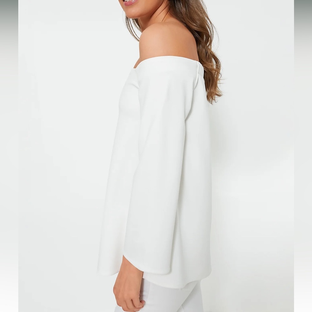 TUCKERNUCK White Miranda Off the Shoulder Blouse New - Picture 3 of 7